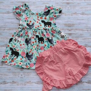 Girls short set